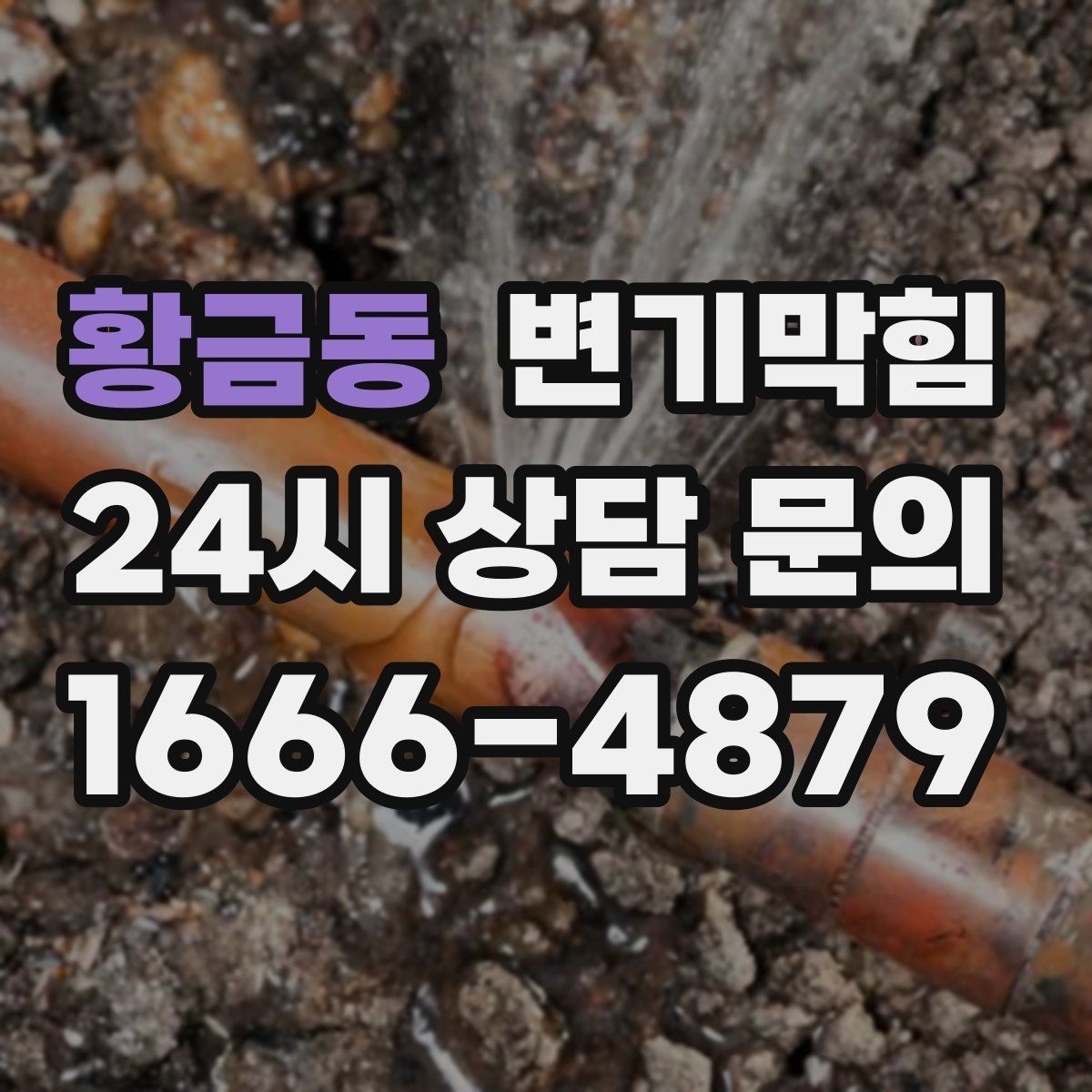 황금동 변기막힘 아파트 화장실막힘 동시 해결 사례