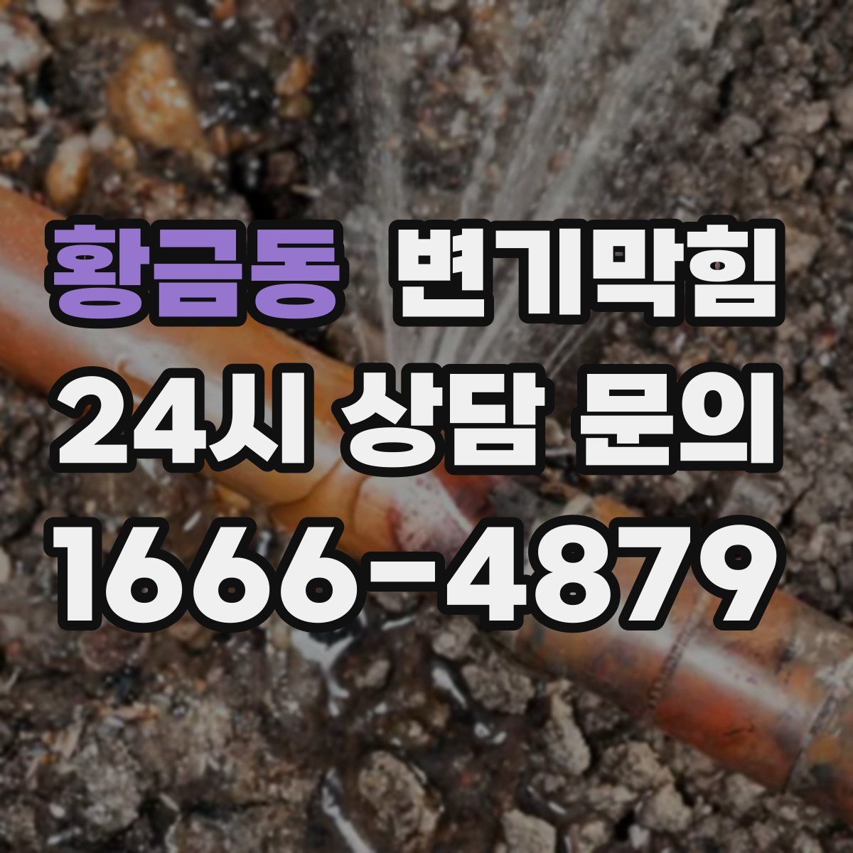 황금동 변기막힘