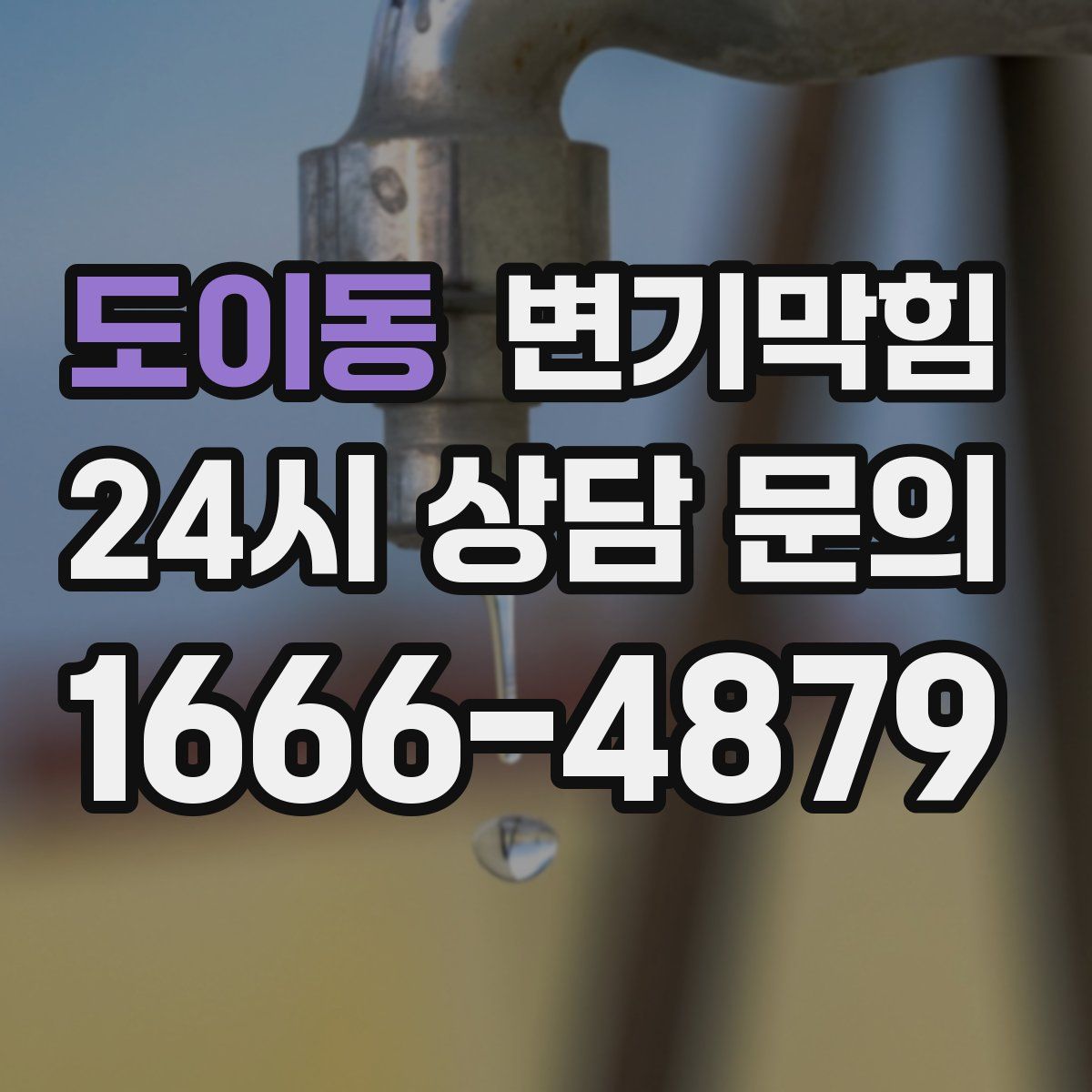 도이동 변기막힘
