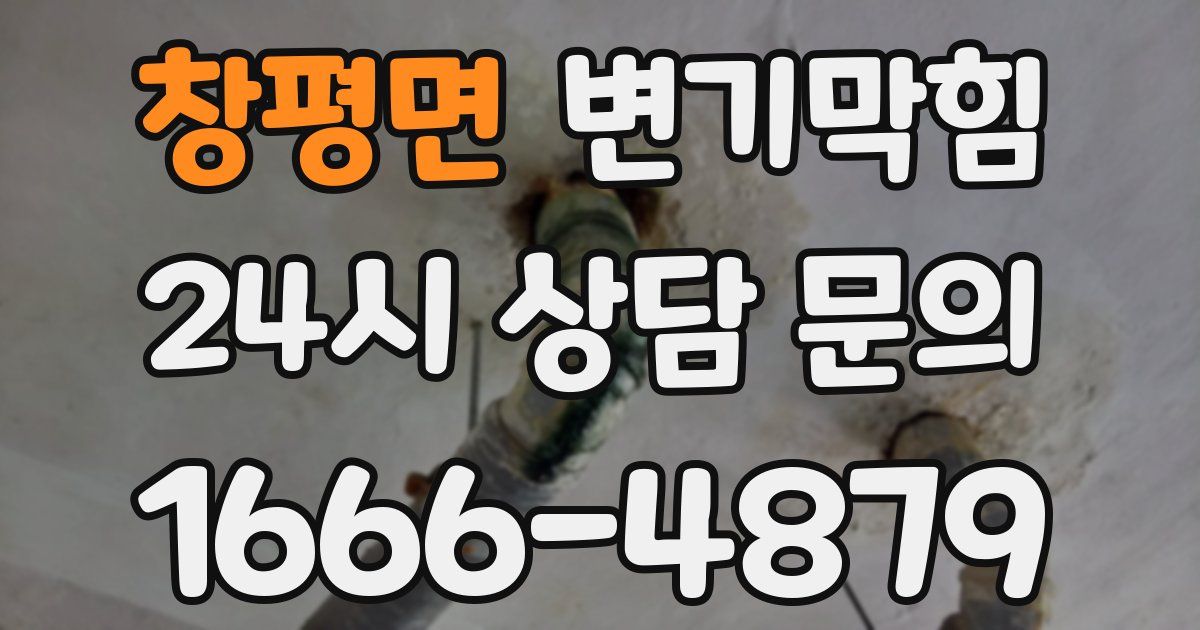 창평면 변기