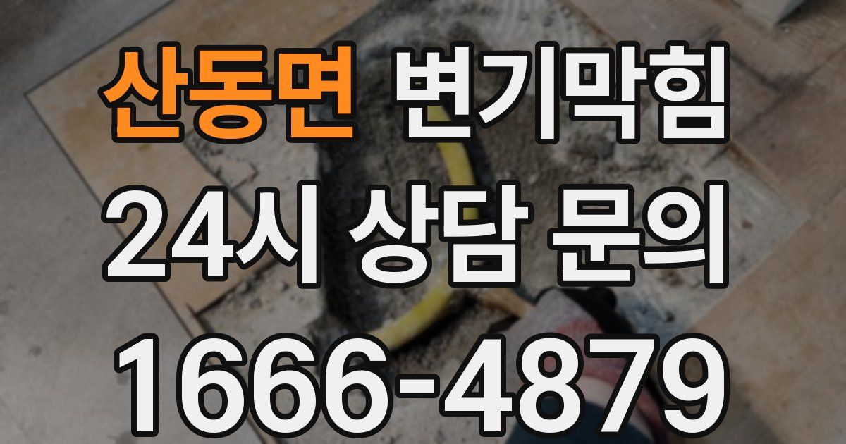 산동면 변기