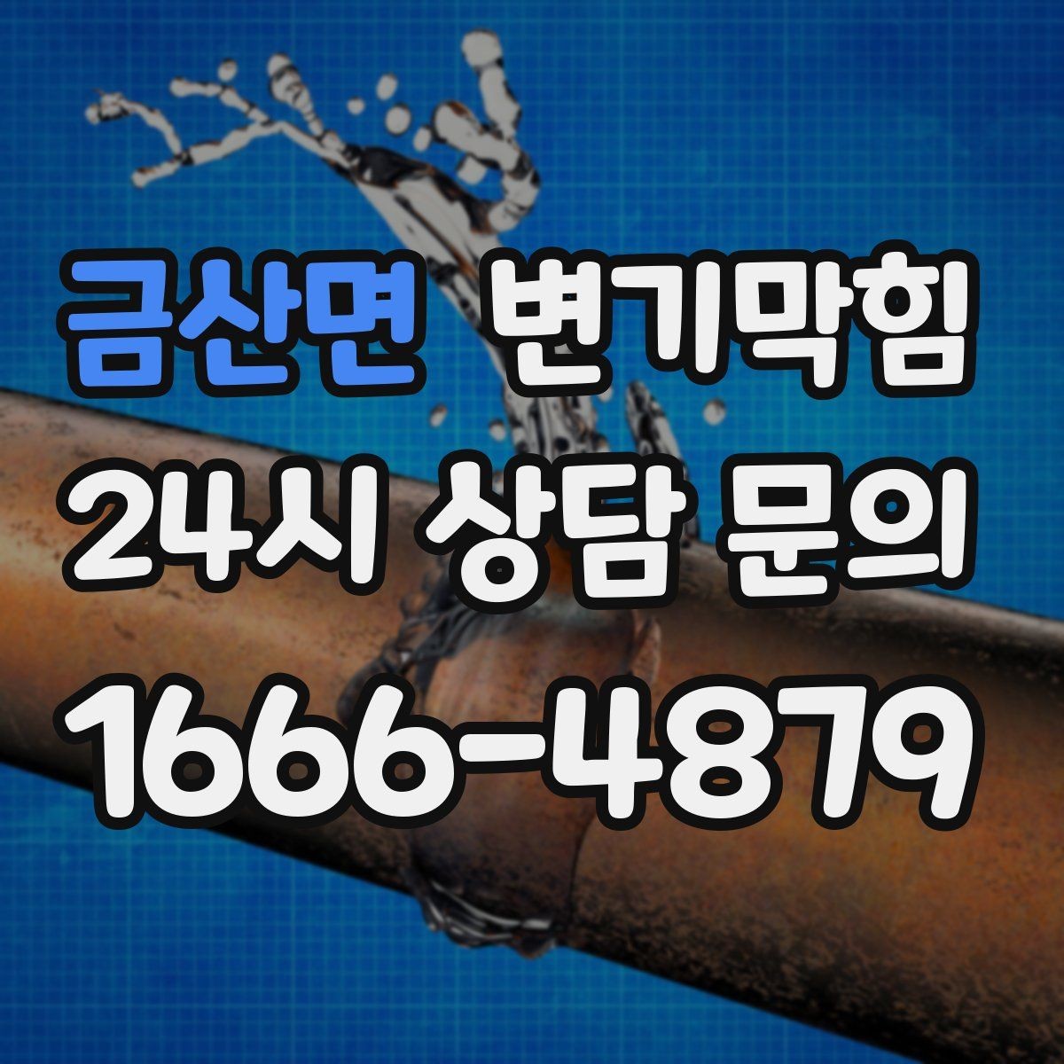 금산면 변기막힘 단독 주택 배수구막힘 바닥 젖음 종결