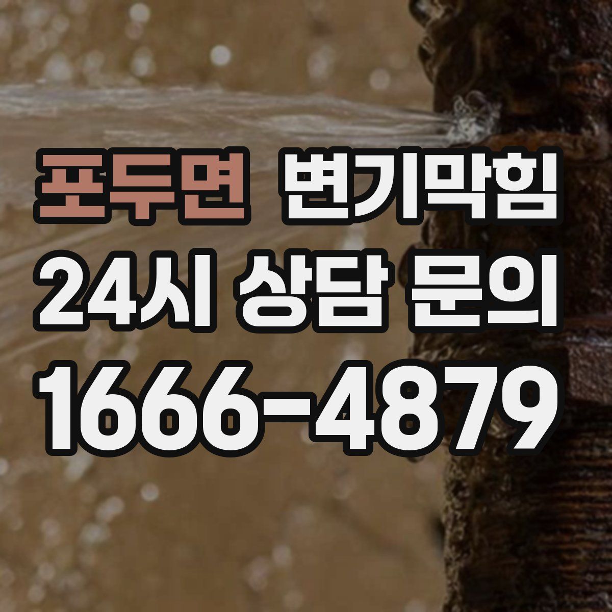 포두면 변기막힘