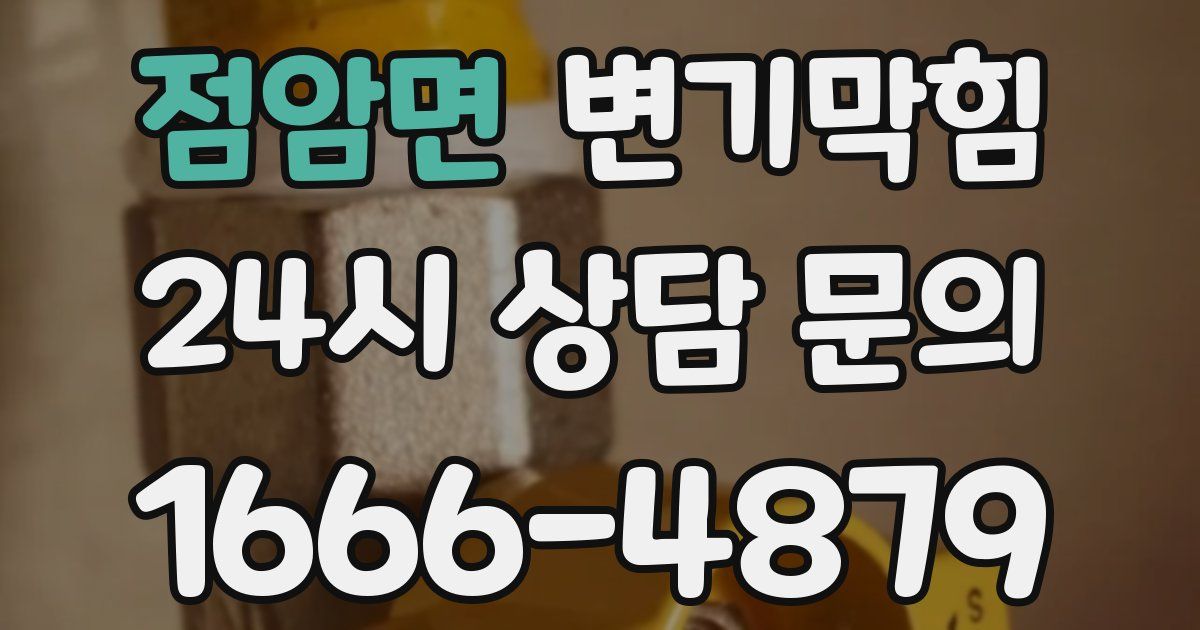 점암면 변기