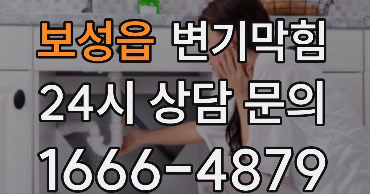 보성읍 변기