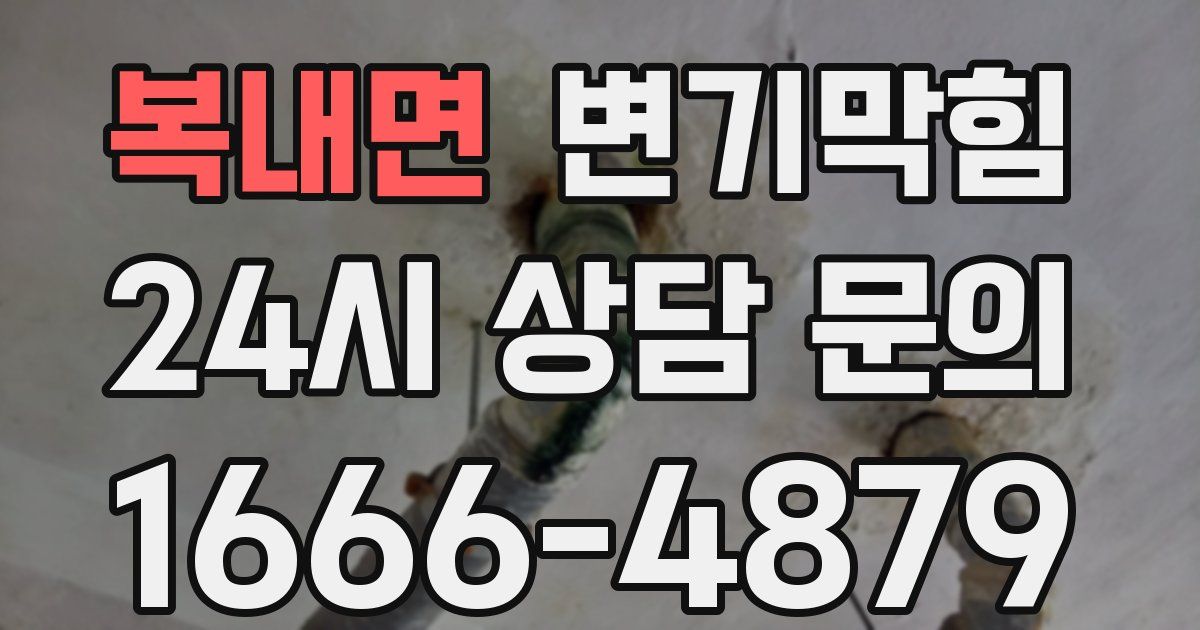 복내면 변기