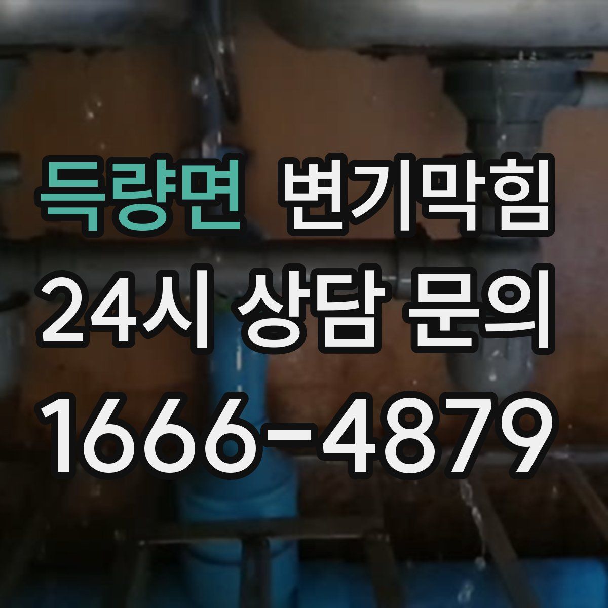 득량면 변기막힘