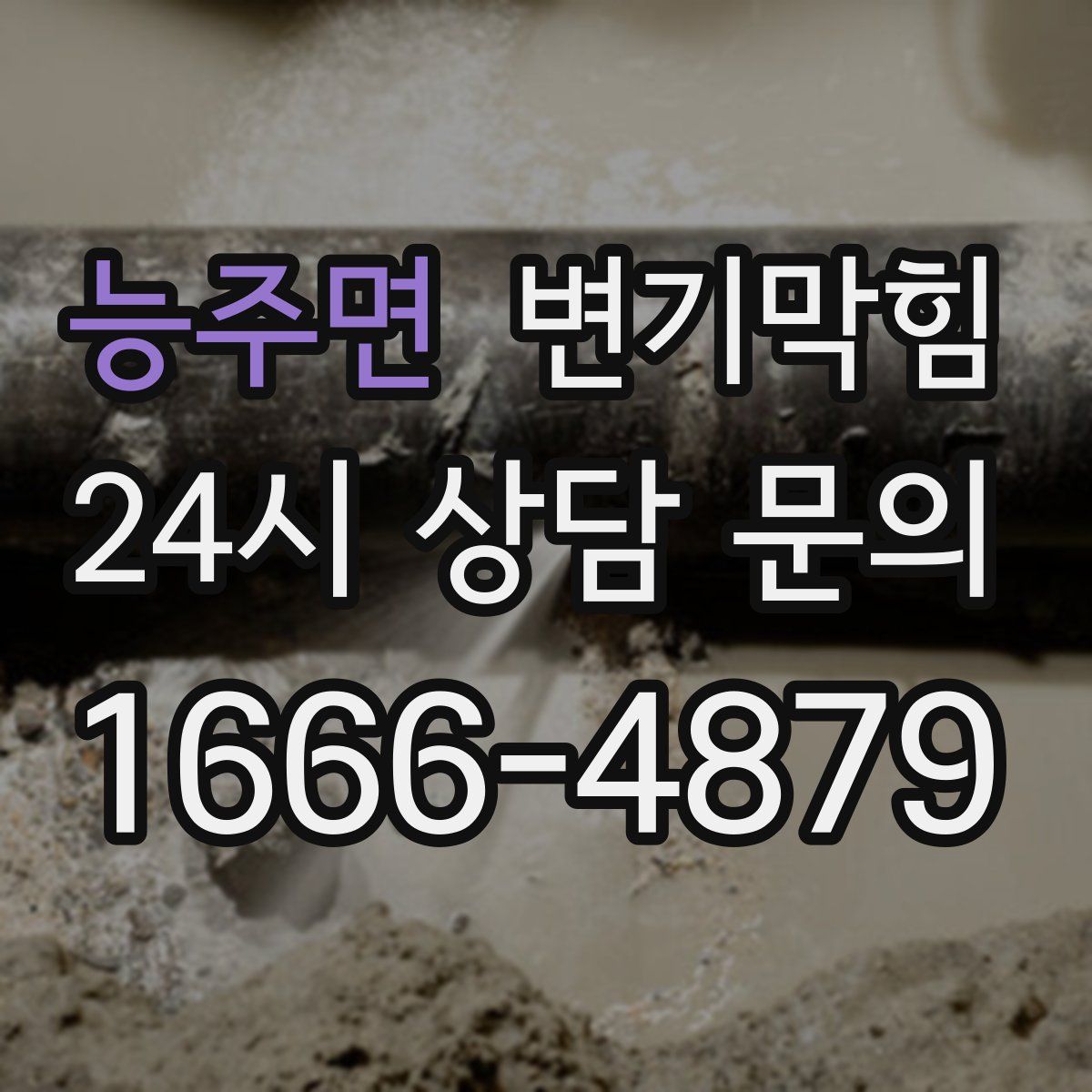 능주면 변기막힘