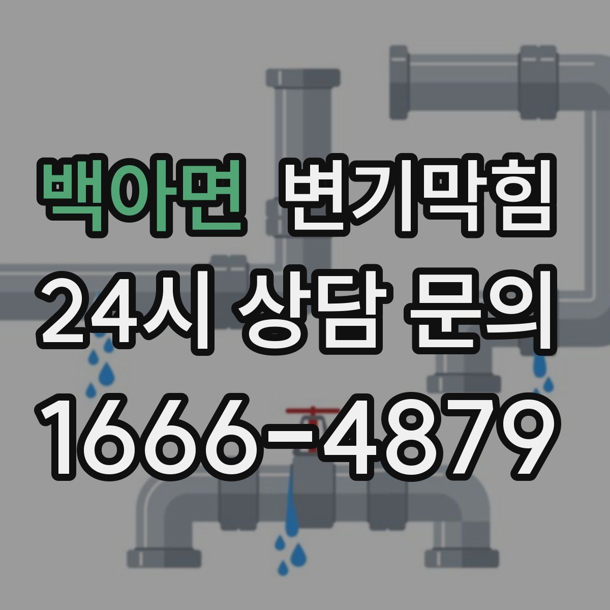 백아면 변기막힘