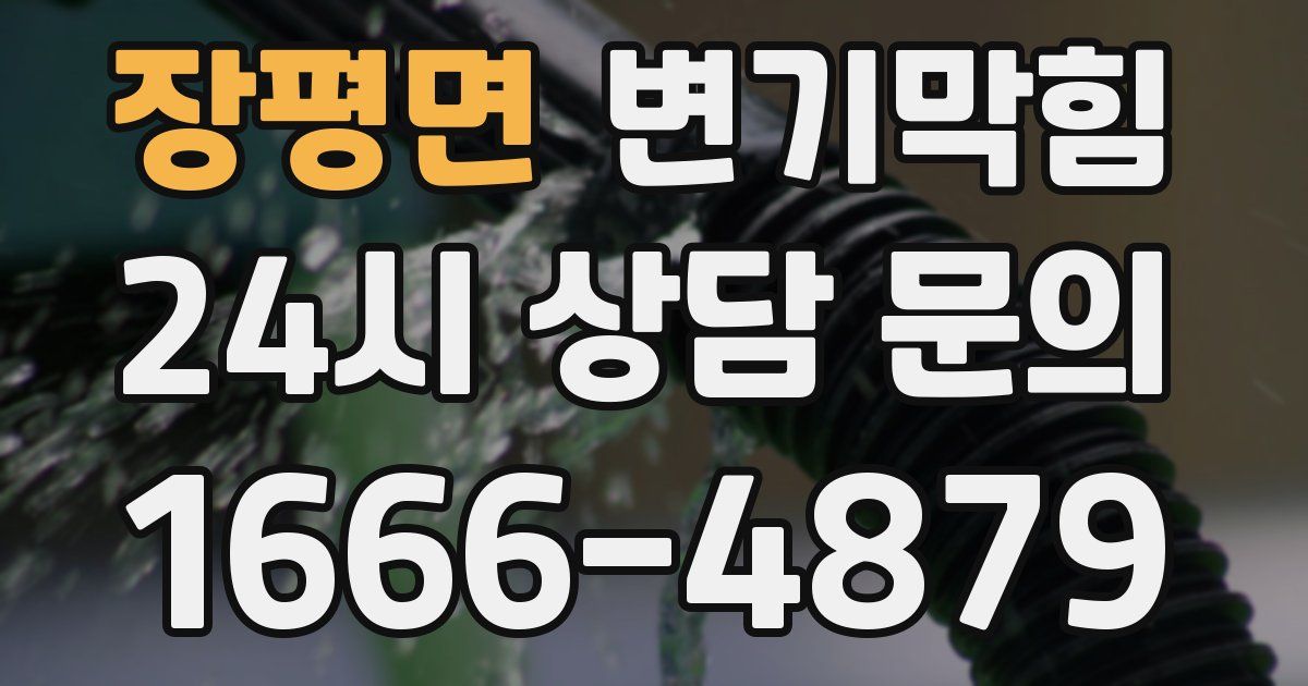 장평면 변기
