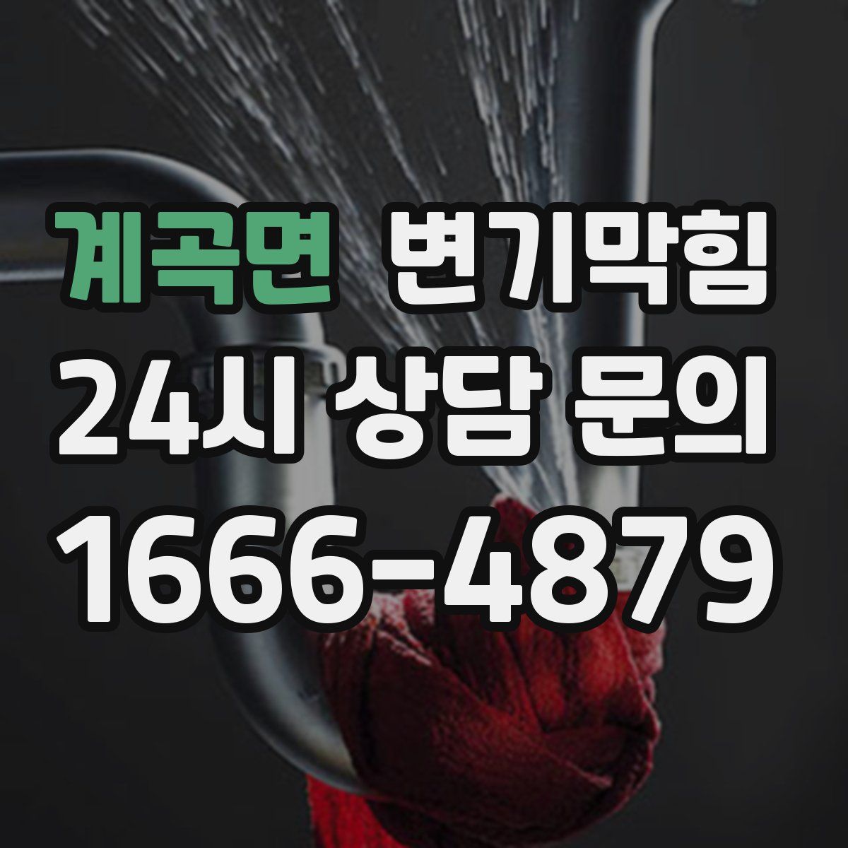 계곡면 변기막힘