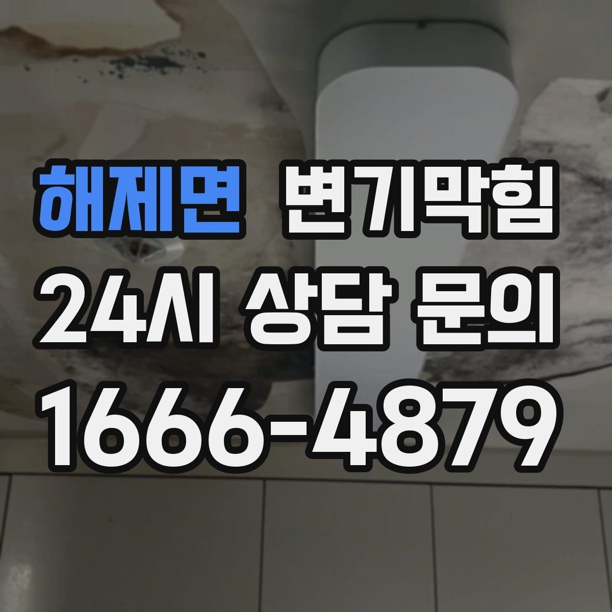 해제면 변기막힘 식당 변기뚫는방법 전환 후 재발 감소