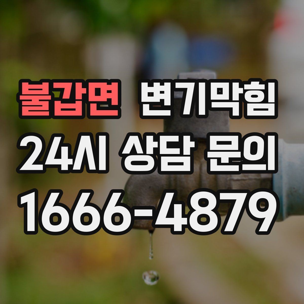 불갑면 변기막힘 상가 화장실막힘 사전 안내문 항상 비치