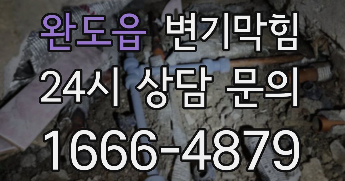 완도읍 변기