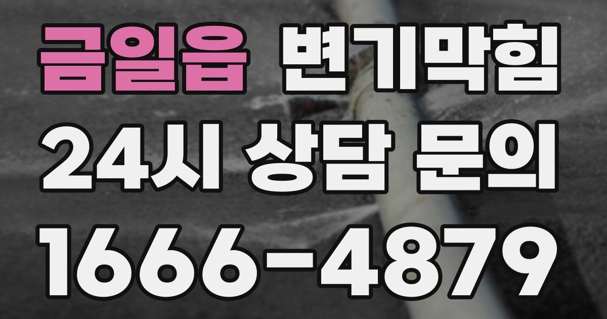 금일읍 변기