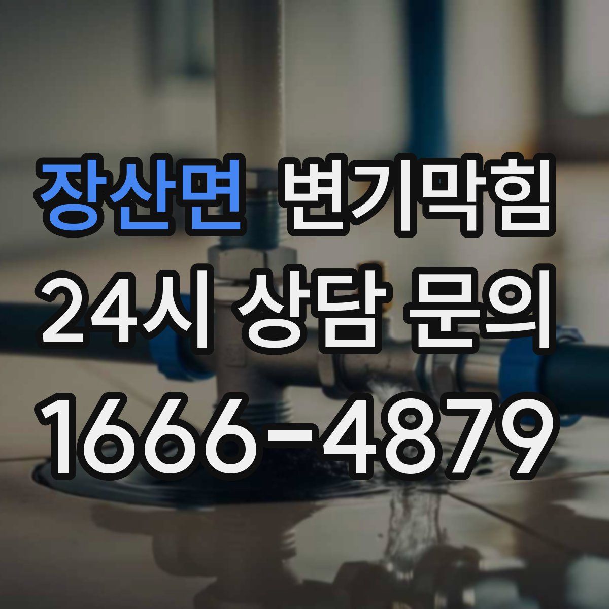 장산면 변기막힘