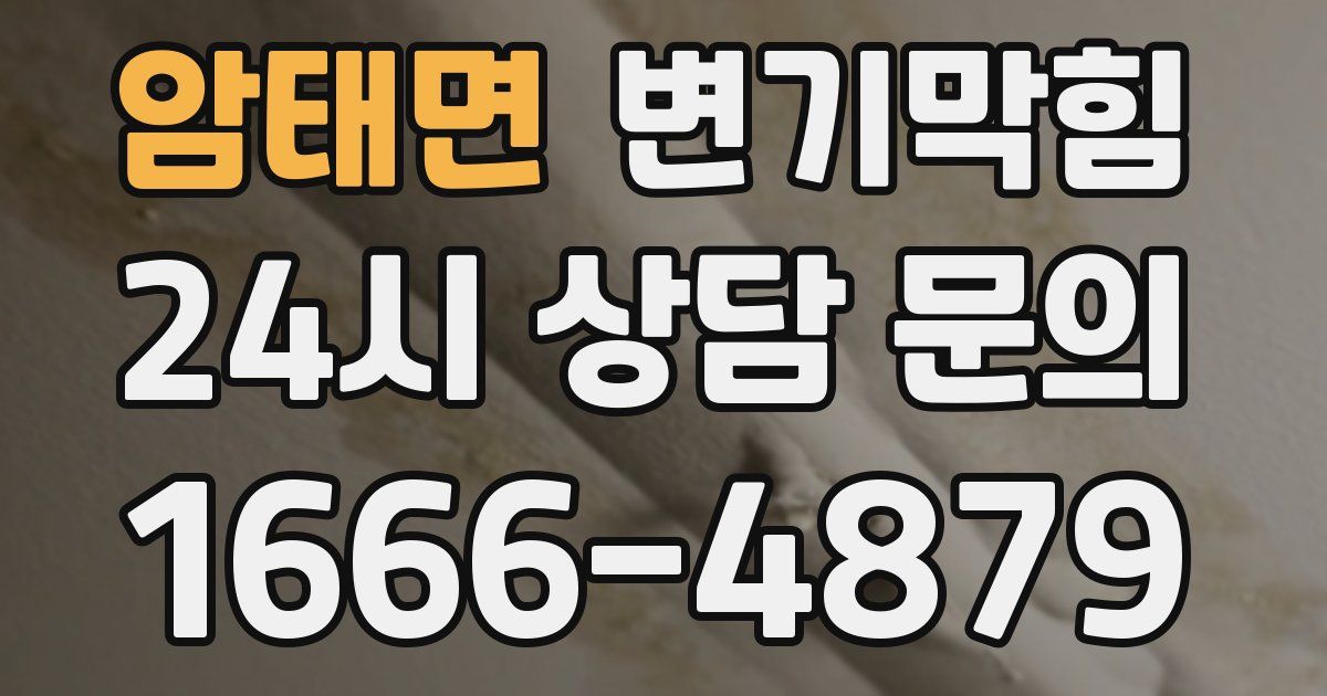 암태면 변기