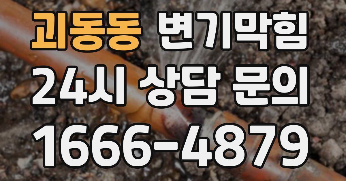 괴동동 변기