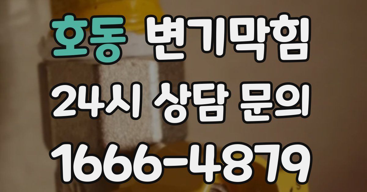 호동 변기