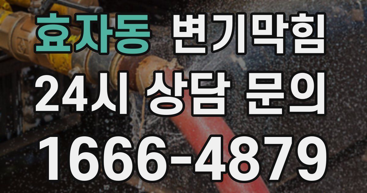 효자동 변기