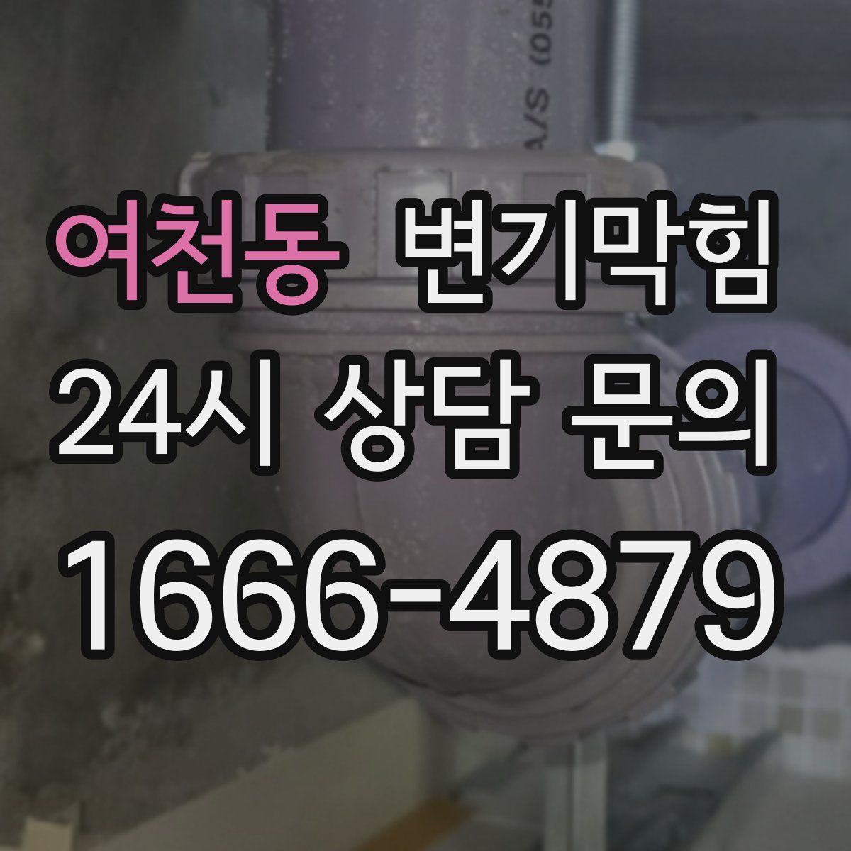 여천동 변기막힘