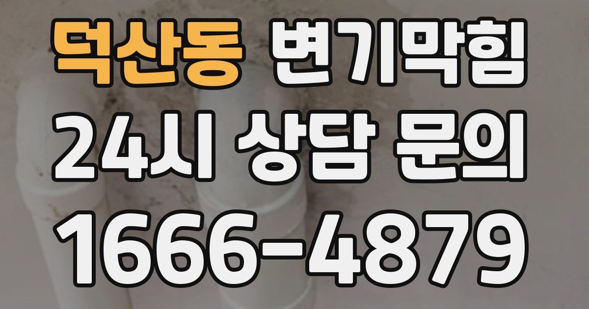 덕산동 변기