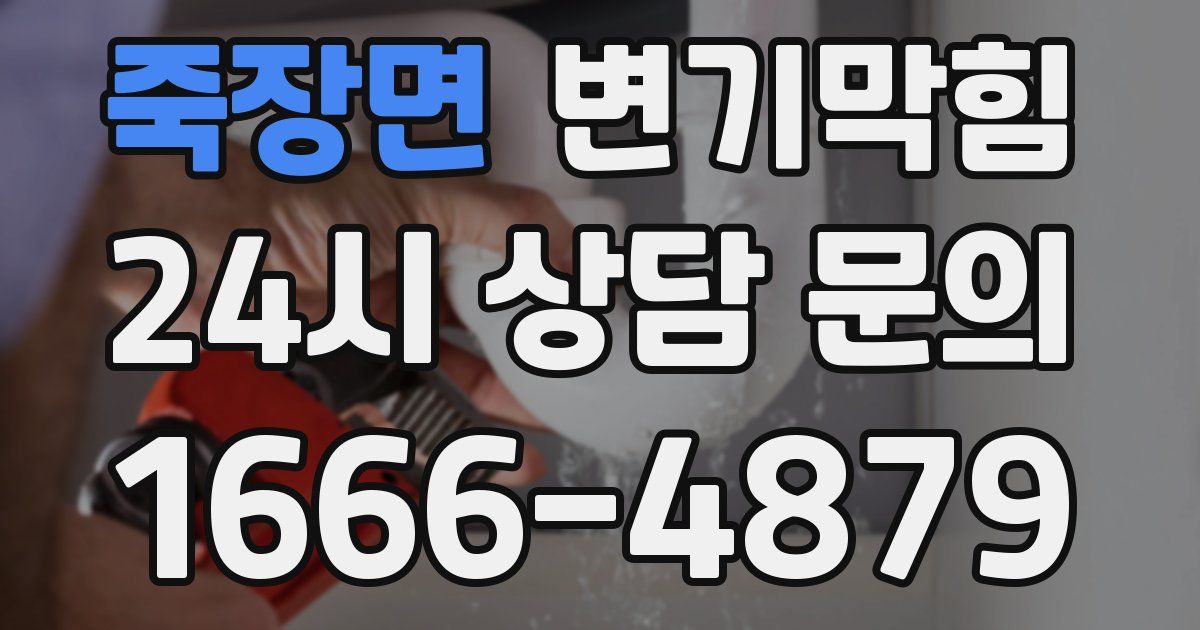 죽장면 변기