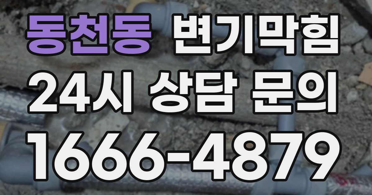 동천동 변기
