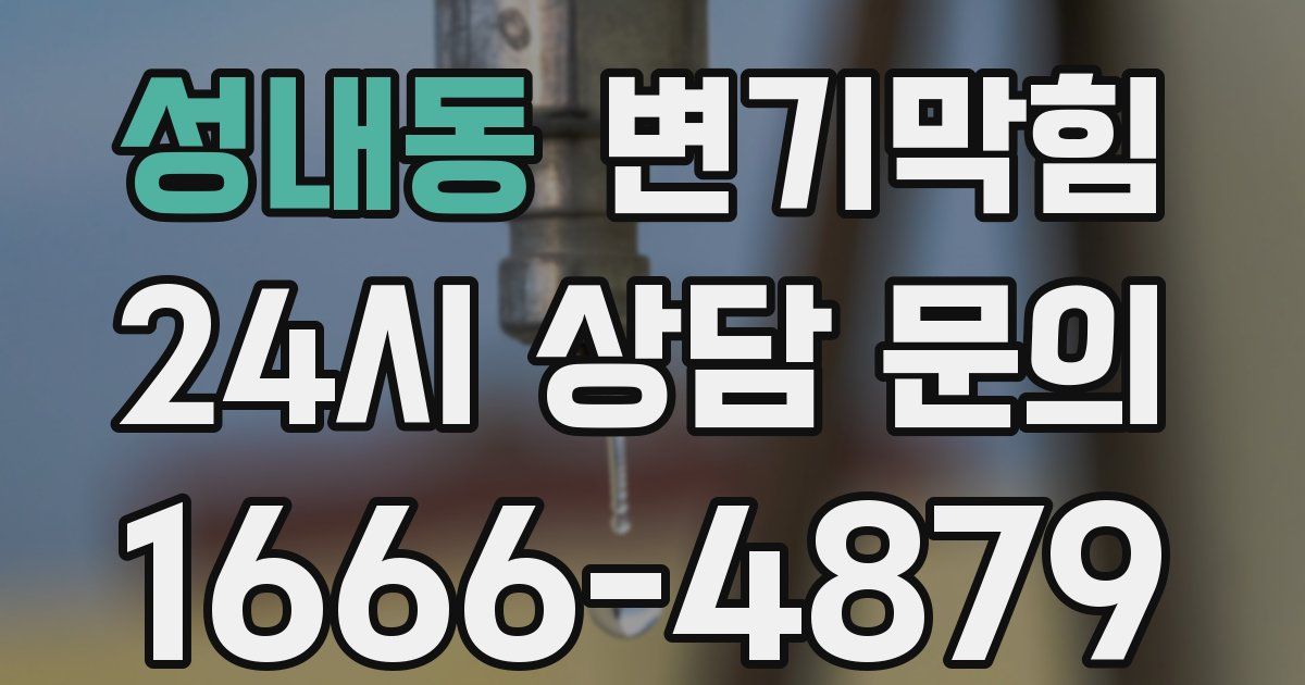 성내동 변기