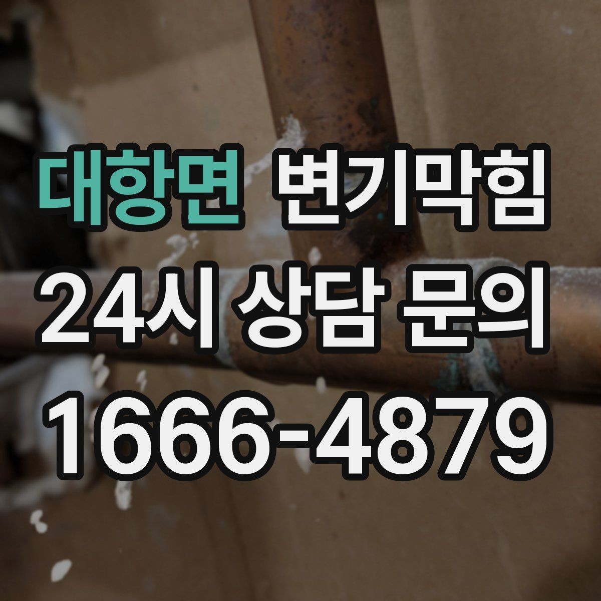 대항면 변기막힘 아파트 공용 라인 압력 조정