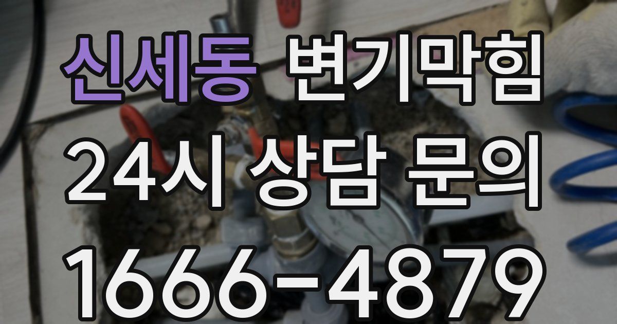 신세동 변기