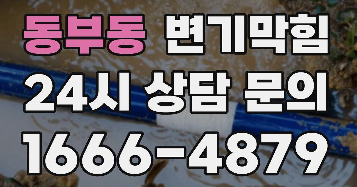 동부동 변기