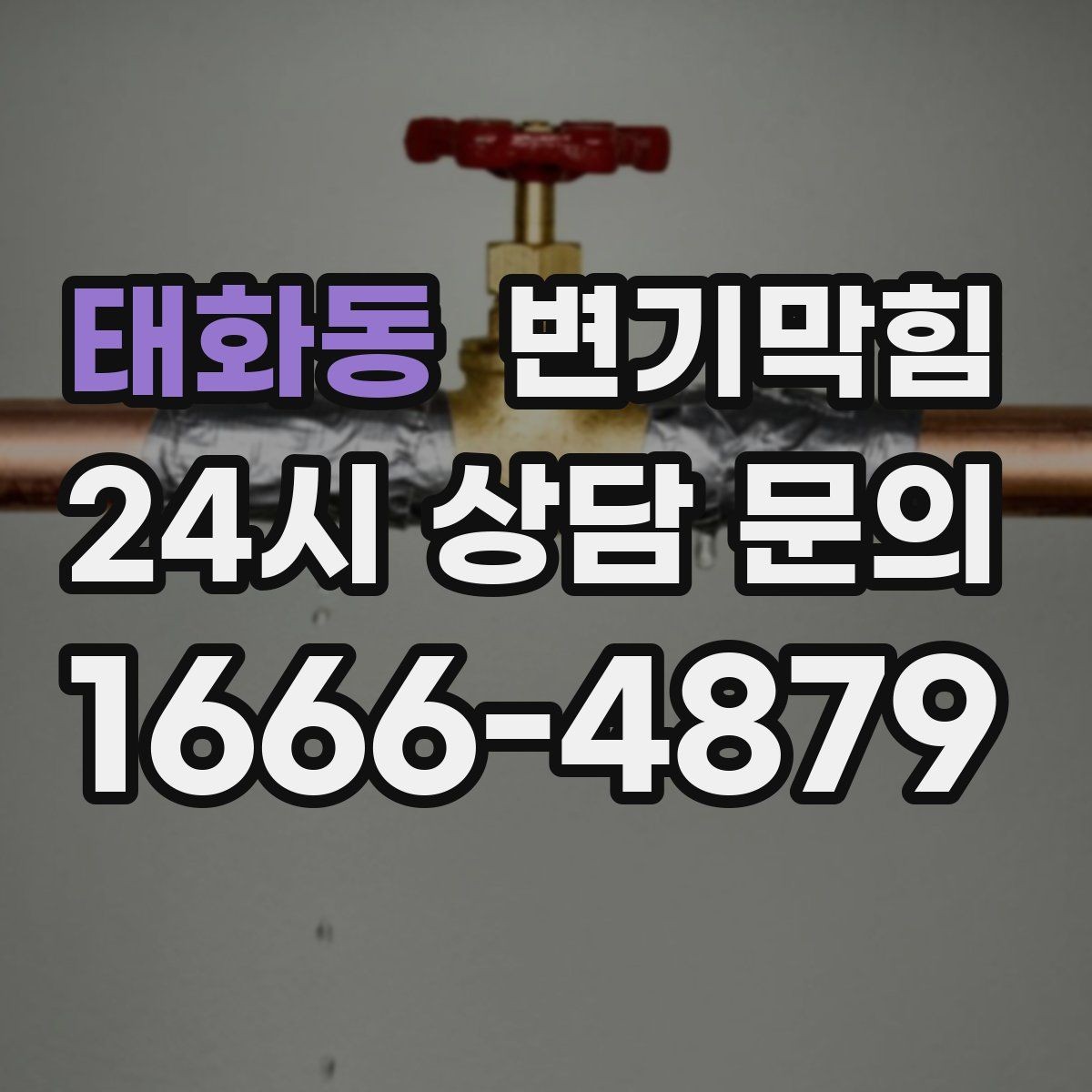 태화동 변기막힘 사무실 화장실역류 공조 연동 개선