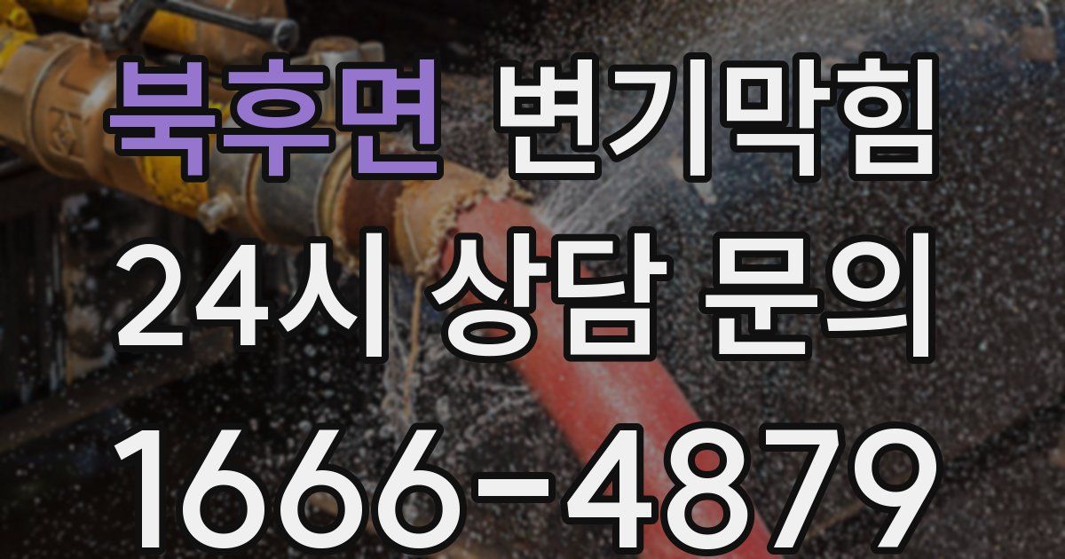 북후면 변기