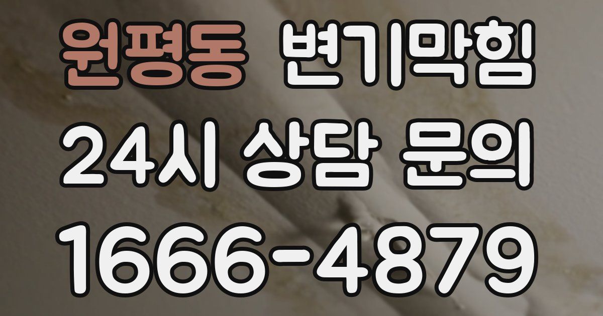 원평동 변기