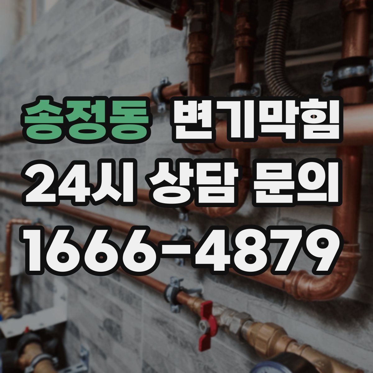 송정동 변기막힘