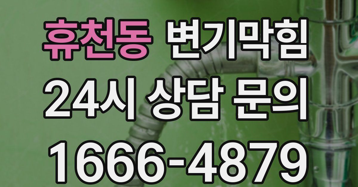 휴천동 변기