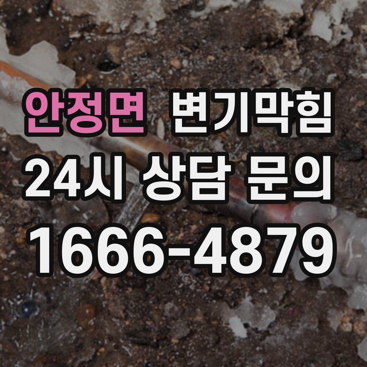 안정면 변기막힘