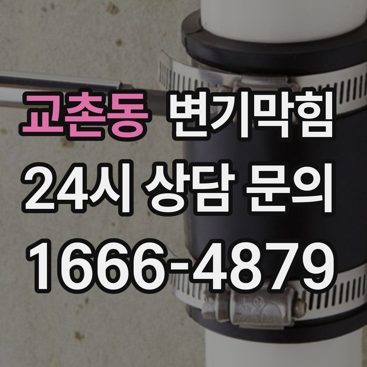 교촌동 변기막힘
