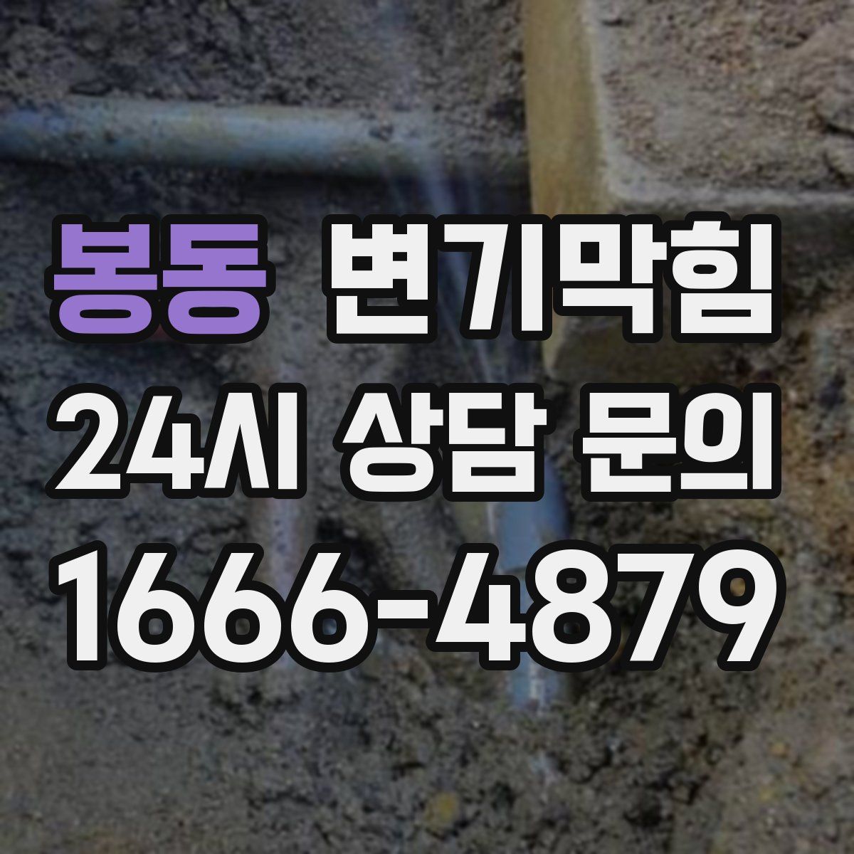 봉동 변기막힘