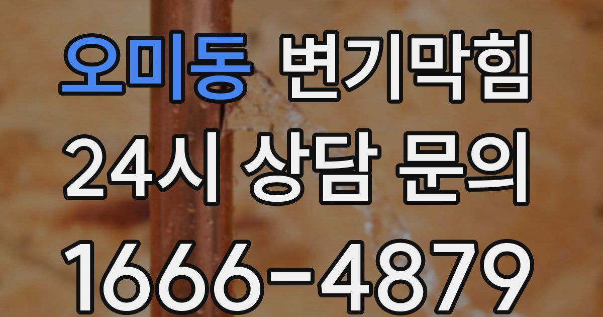 오미동 변기