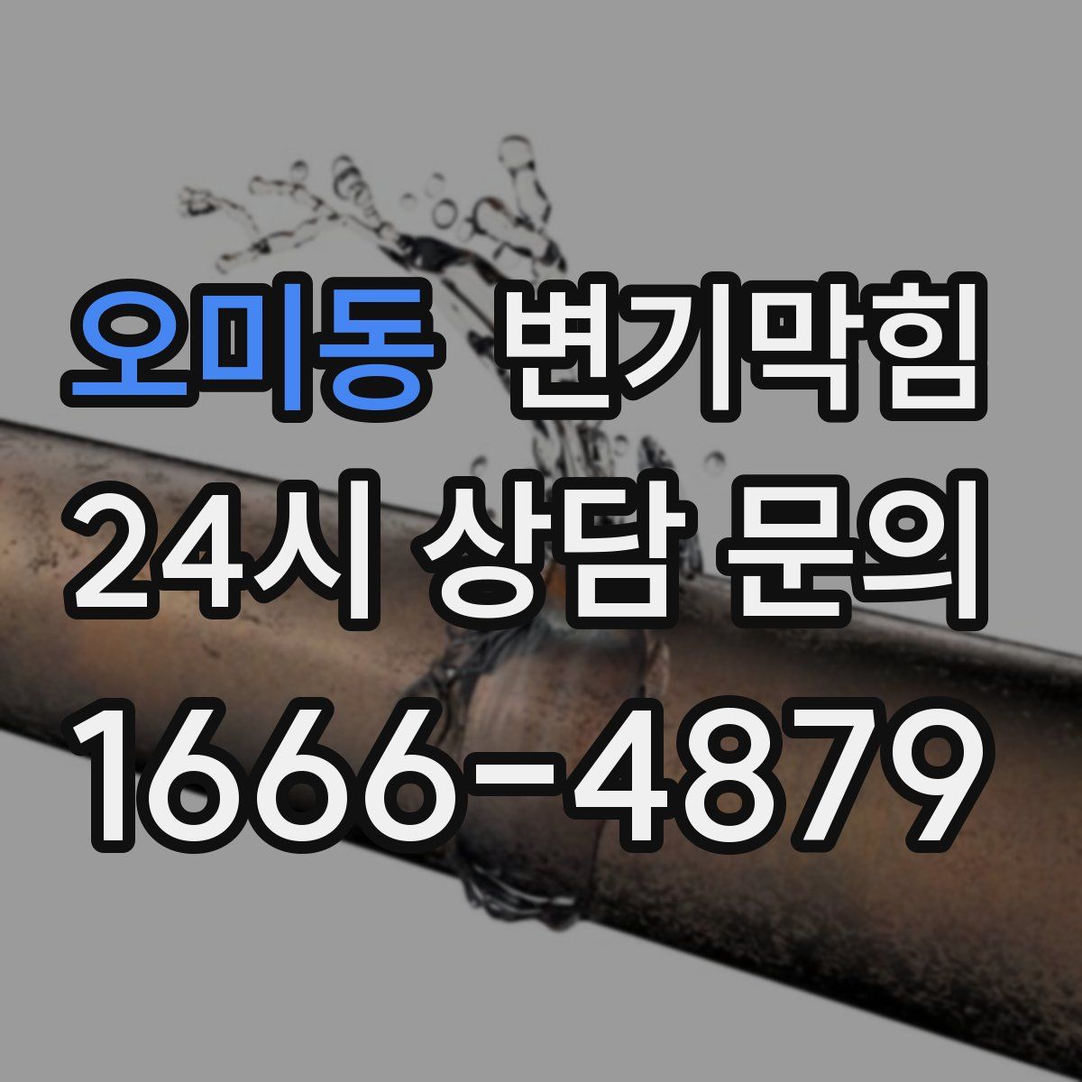 오미동 변기막힘