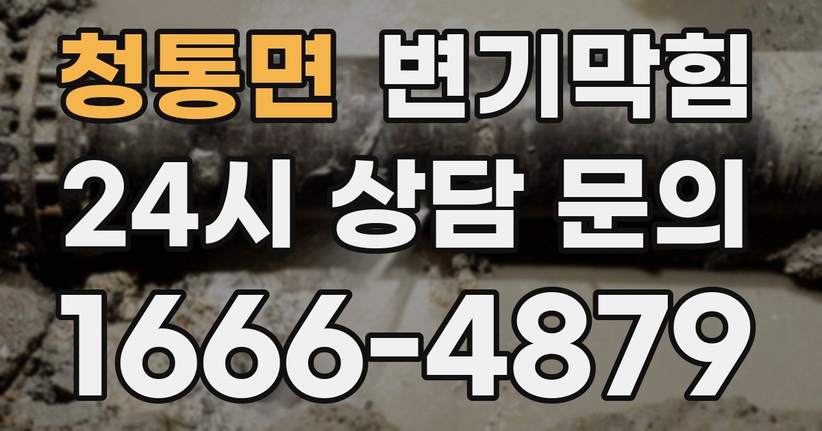 청통면 변기