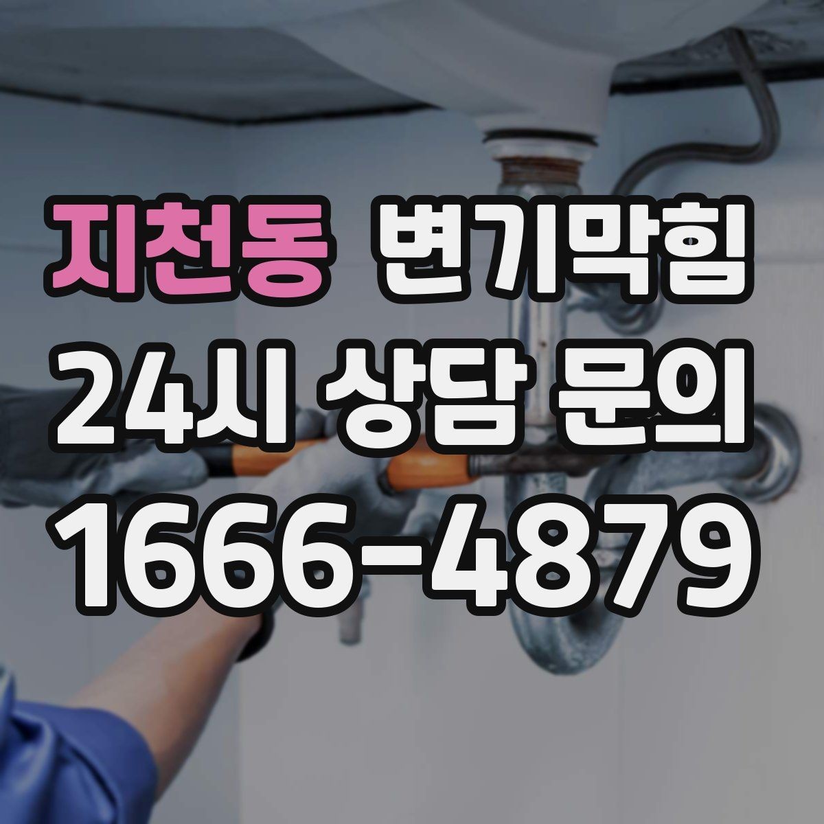 지천동 변기막힘 식당 화장실역류 합류 간섭 완전 제거
