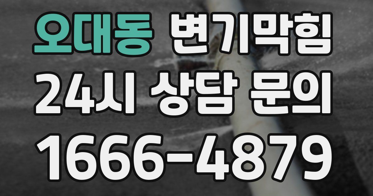 오대동 변기