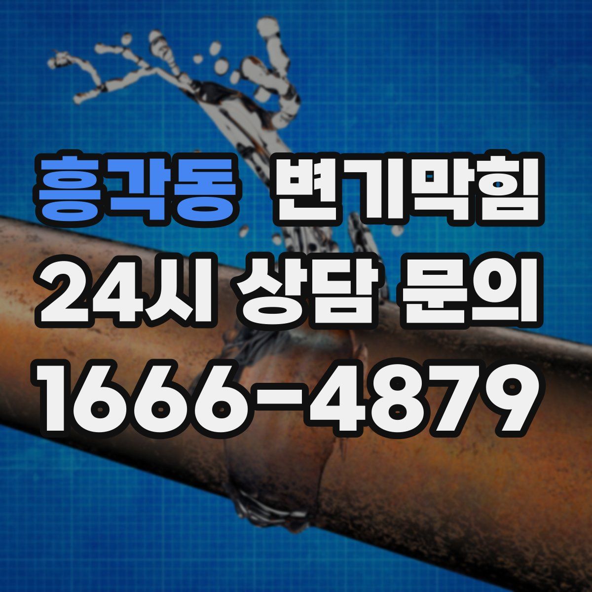 흥각동 변기막힘