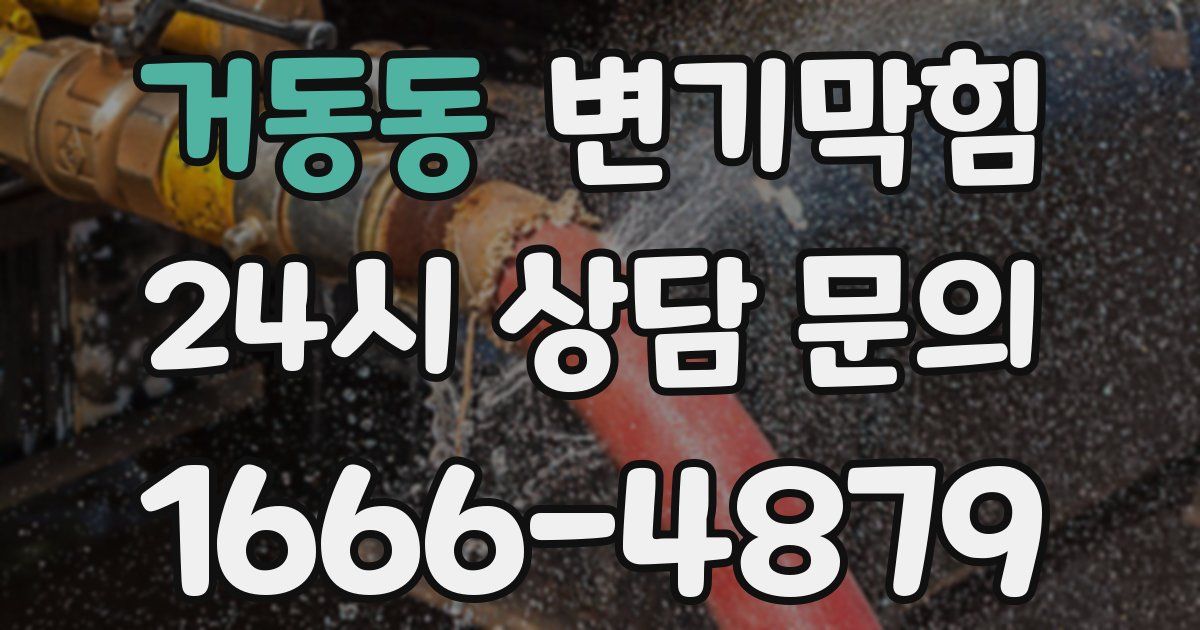 거동동 변기