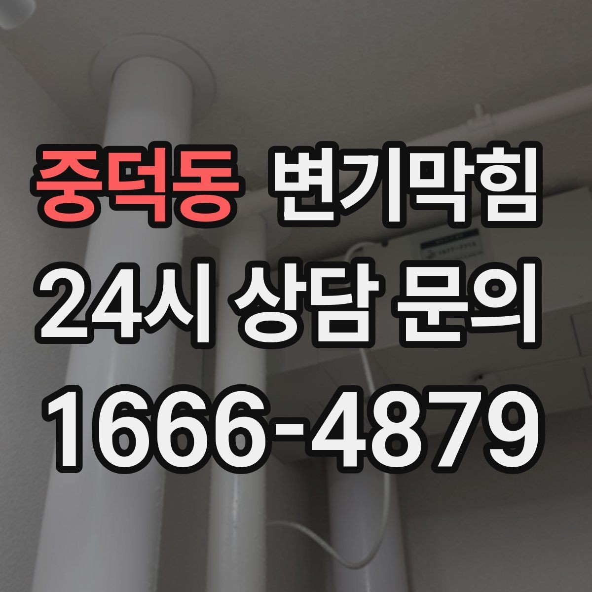 중덕동 변기막힘 변기가막혔을때 장시간 방치 위험