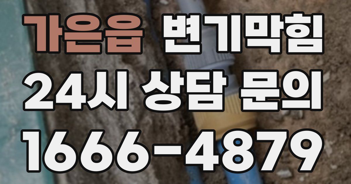 가은읍 변기