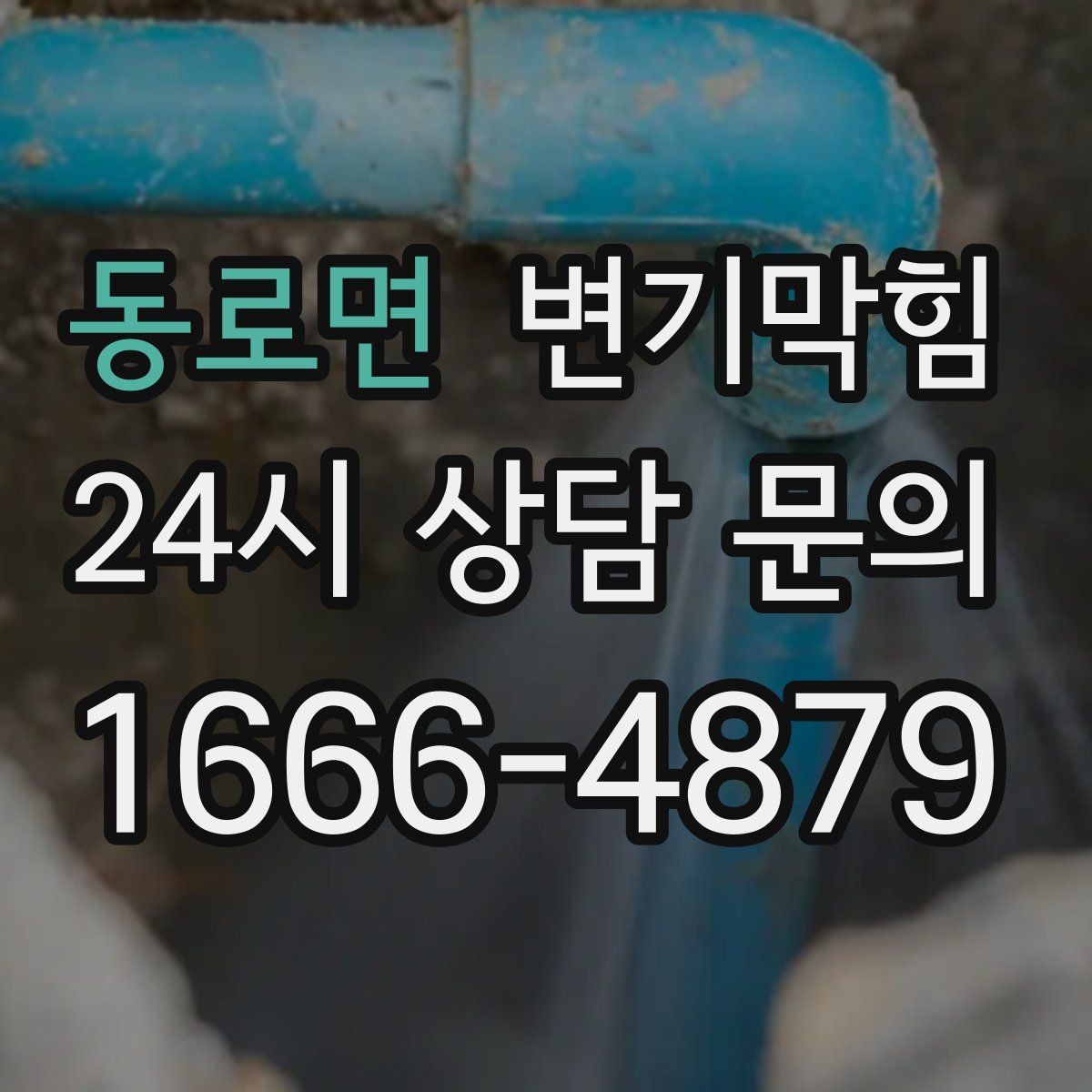 동로면 변기막힘 상가 화장실역류 표준 절차 수립